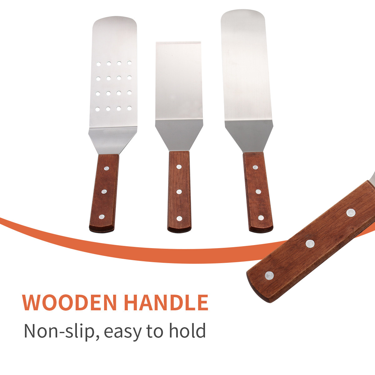 ชุดตะหลิวพิซซ่าสแตนเลสพร้อมด้า - Kitchen Baking Gadgets บทวิจารณ์และราคา