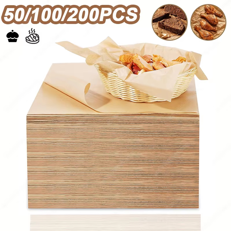 50/100/200PCS กระดาษรองอบ Parc - Kitchen Baking Oven บทวิจารณ์และราคา
