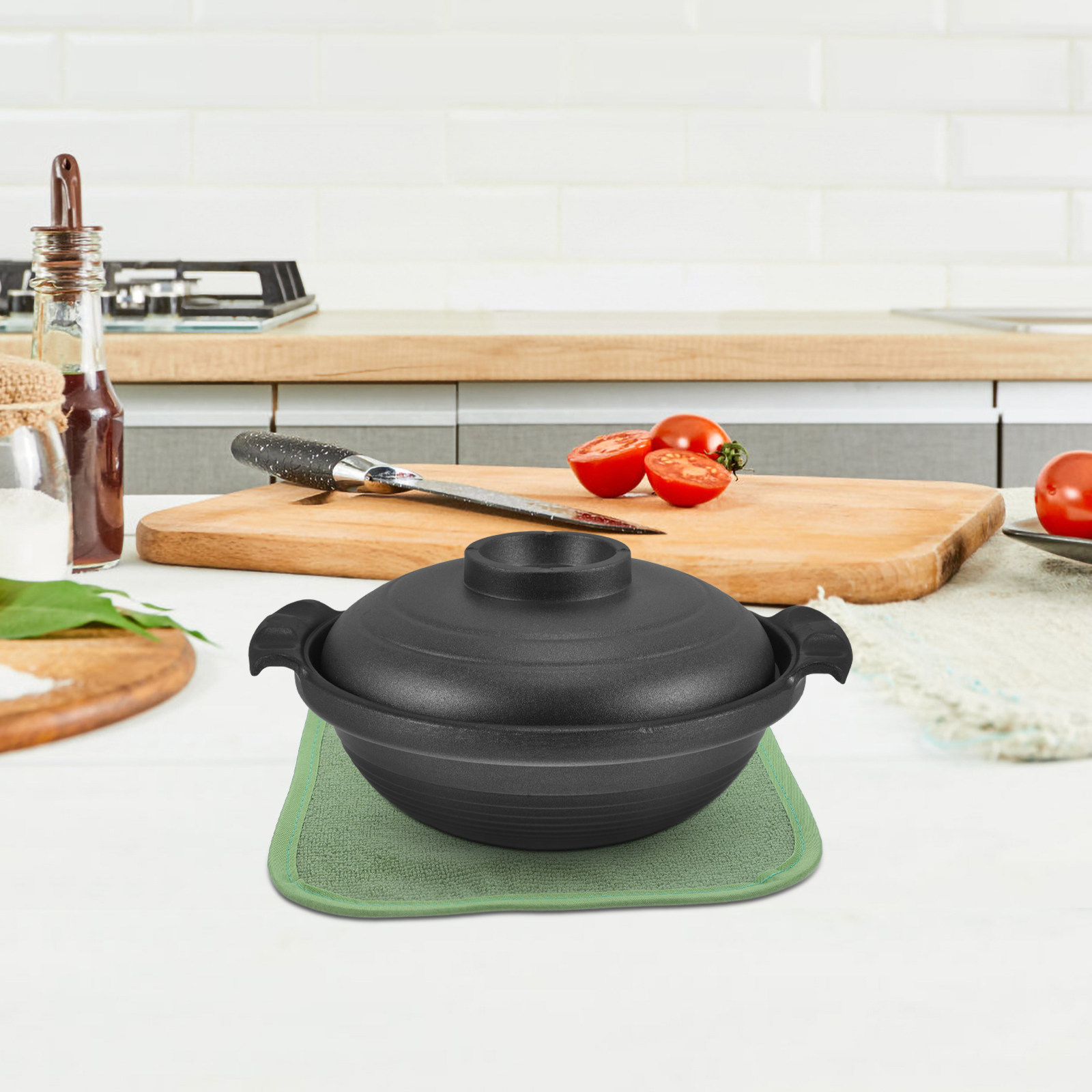 แผ่นรองหม้อผ้าฝ้าย 4 ชิ้น แผ่น - Kitchen Living Baking Mats บทวิจารณ์และราคา
