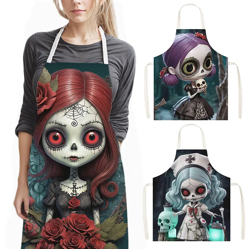 ผ้ากันเปื้อนพิมพ์ลายสาวซอมบี้ฝ - Kitchen Nightmares Baking บทวิจารณ์และราคา