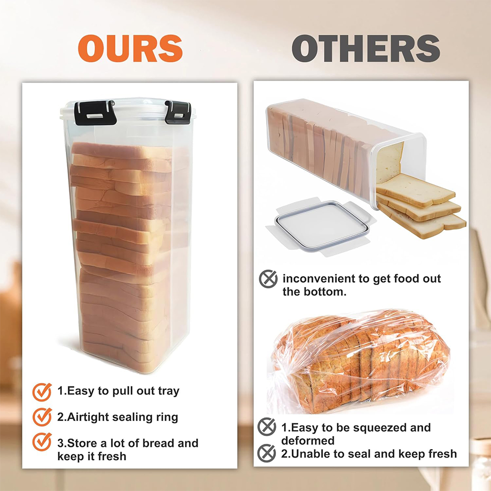 กล่องเก็บขนมปังพร้อมฝาปิดกันอา - Kitchen Baking Trays บทวิจารณ์และราคา