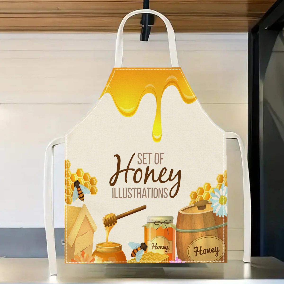 ผ้ากันเปื้อนลายผึ้งน่ารัก 1 ชิ - Baking Kitchen Design Ideas บทวิจารณ์และราคา