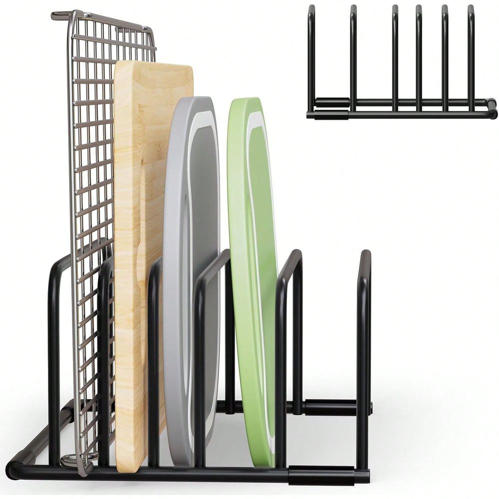 ชั้นวางเขียงสีดำแบบตั้งโต๊ะ เห - Kitchen Baking Sheet Organizer บทวิจารณ์และราคา