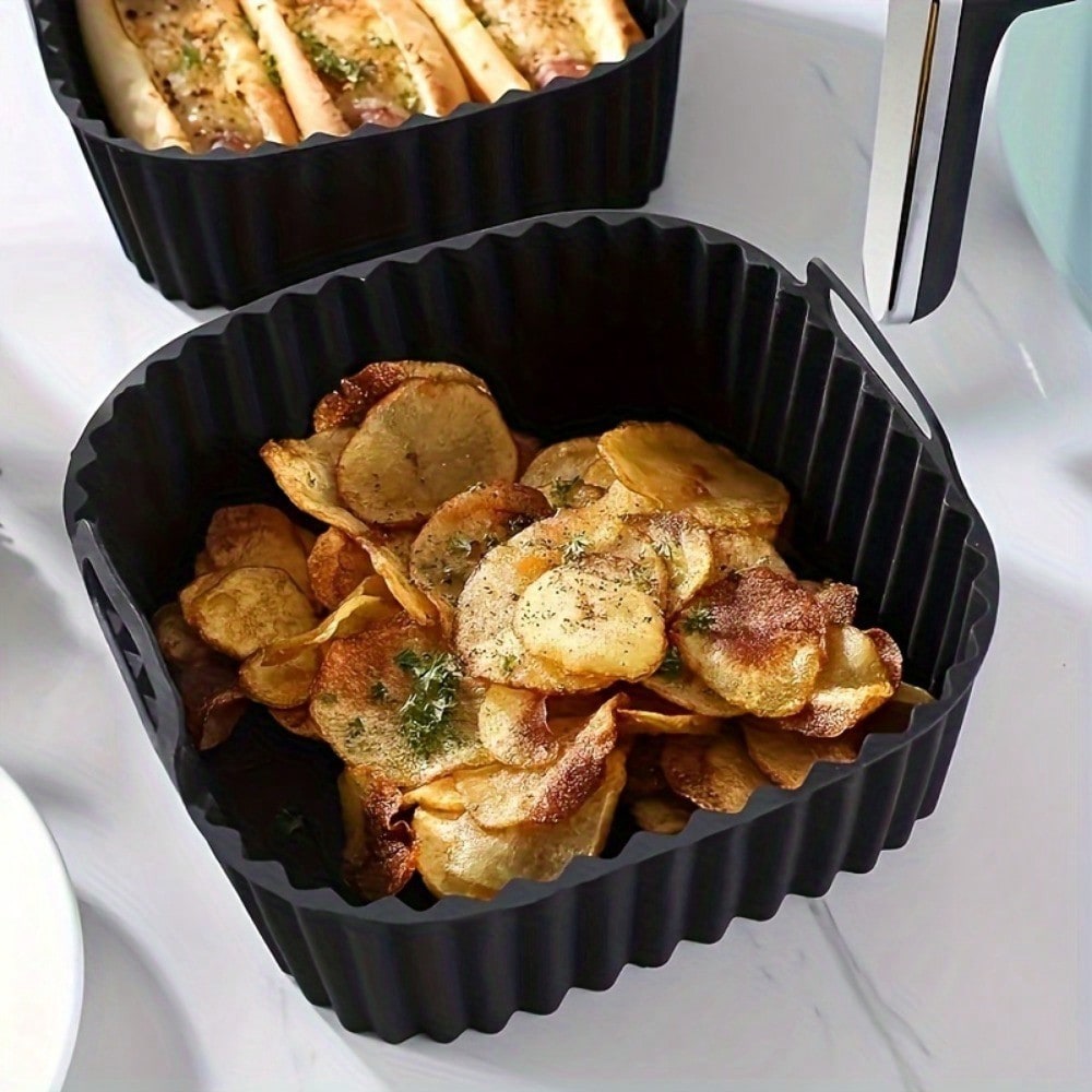 แผ่นรองซิลิโคนสำหรับหม้อทอดไร้ - Kitchen Baking Trays บทวิจารณ์และราคา