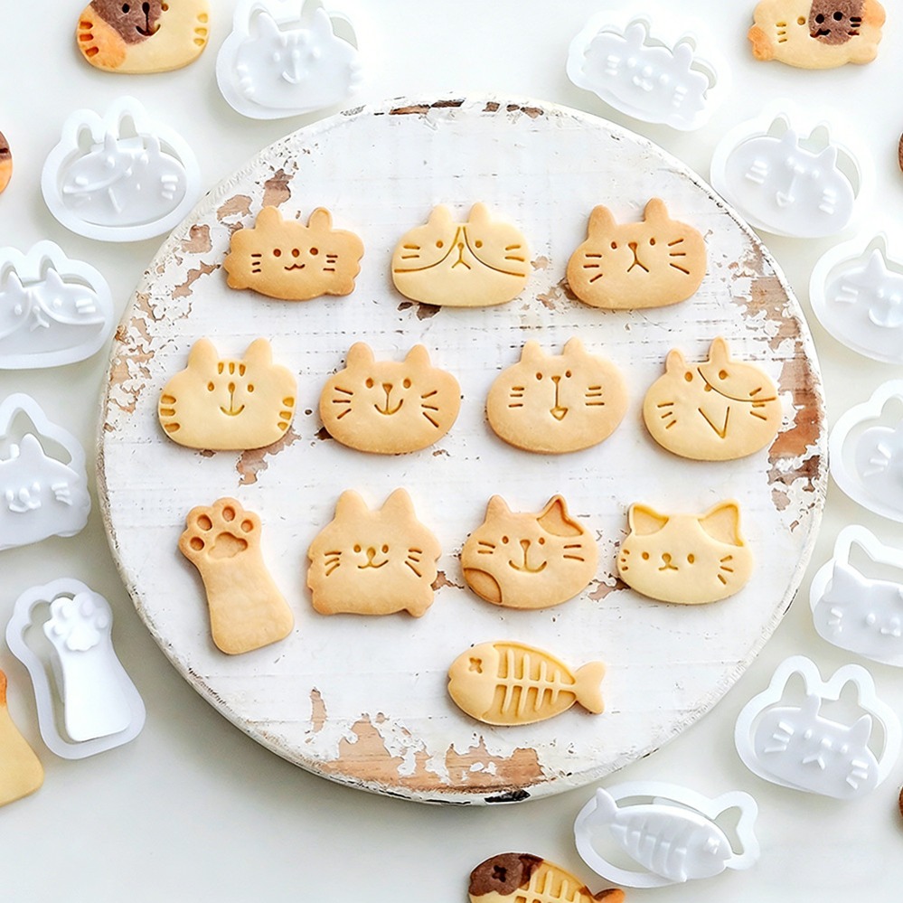 แม่พิมพ์คุกกี้รูปแมวน่ารัก DIY - Kitchen Baking Products บทวิจารณ์และราคา