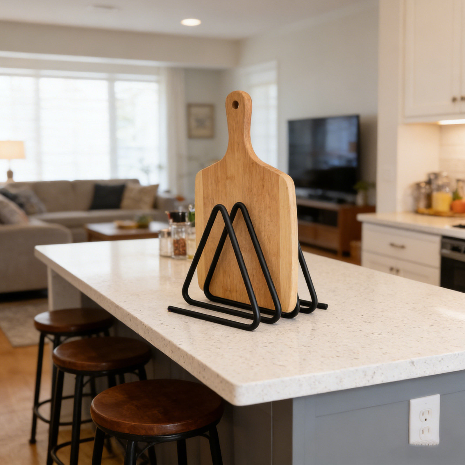 ที่วางเขียงทรงสามเหลี่ยม ชั้นว - Kitchen Baking Sheet Organizer บทวิจารณ์และราคา