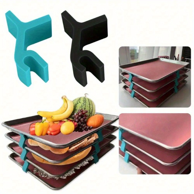 ที่วางถาดอบแบบซ้อนได้ ชั้นวางถ - Kitchen Baking Sheet Organizer บทวิจารณ์และราคา