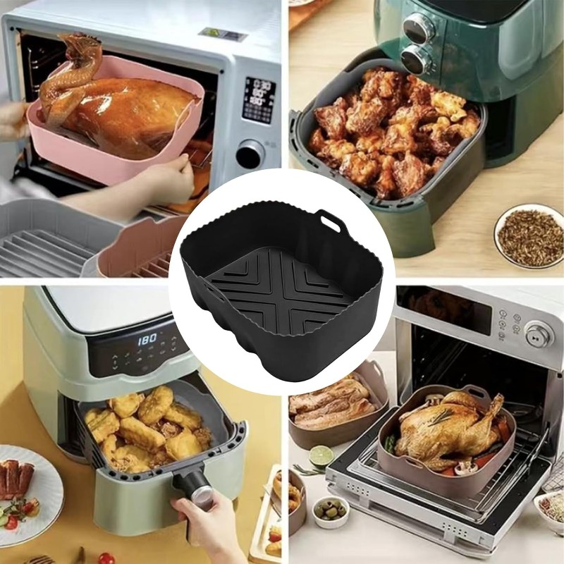 แผ่นรองซิลิโคนสำหรับหม้อทอดไร้ - Kitchen Baking Oven บทวิจารณ์และราคา